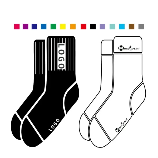 Cute Cotton Crew Socks - Cute Cotton Crew Socks - Image 4 of 6
