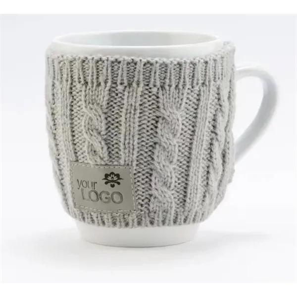Christmas Mug Knitted Cup Sleeve - Christmas Mug Knitted Cup Sleeve - Image 0 of 2