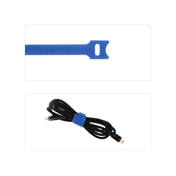 8" Resuable Nylon Cable Ties Adjustable Cord Straps - 8" Resuable Nylon Cable Ties Adjustable Cord Straps - Image 3 of 4