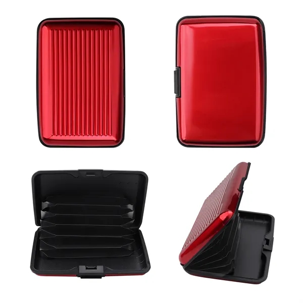 RFID Blocking Credit Card Holder With Snap Closure - RFID Blocking Credit Card Holder With Snap Closure - Image 2 of 4