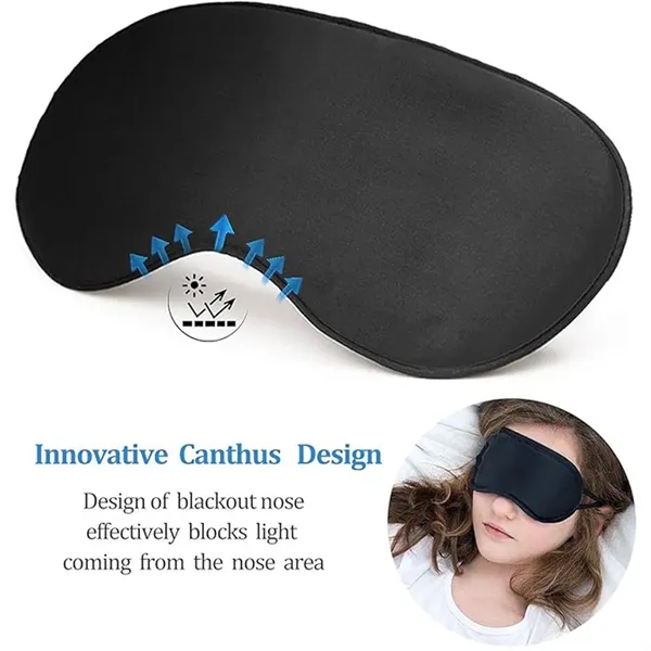 Comfortable Soft Sleep Eye Mask Suitable For Travel - Comfortable Soft Sleep Eye Mask Suitable For Travel - Image 2 of 4
