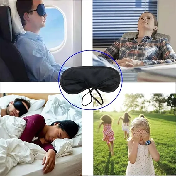 Comfortable Soft Sleep Eye Mask Suitable For Travel - Comfortable Soft Sleep Eye Mask Suitable For Travel - Image 3 of 4
