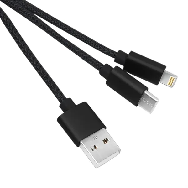 FlexCharge Duo USB-C & Lightning Cable - FlexCharge Duo USB-C & Lightning Cable - Image 3 of 4