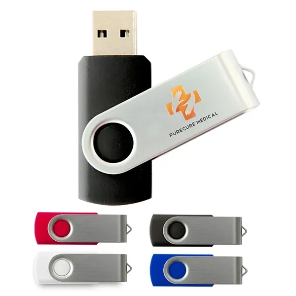 Rush - Swivel USB Flash Drive 8GB - Rush - Swivel USB Flash Drive 8GB - Image 0 of 4