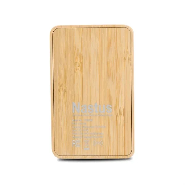 Eco Green Bamboo Wireless Power Bank 5000 - Eco Green Bamboo Wireless Power Bank 5000 - Image 4 of 4
