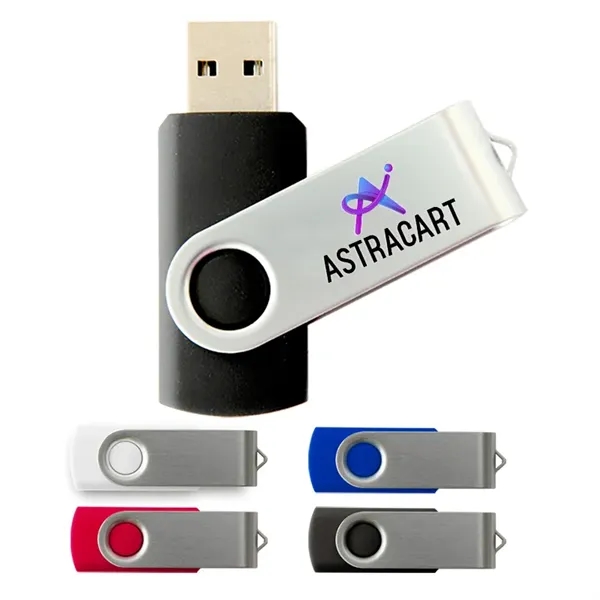 Rush - Swivel USB Flash Drive 4GB - Rush - Swivel USB Flash Drive 4GB - Image 0 of 4