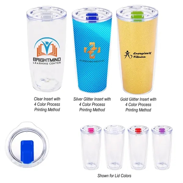 19 Oz. Everest Tumbler With Insert - 19 Oz. Everest Tumbler With Insert - Image 0 of 8