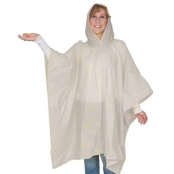 8 mm Lightweight Budget Boosters Adult Rain Poncho - 8 mm Lightweight Budget Boosters Adult Rain Poncho - Image 3 of 11