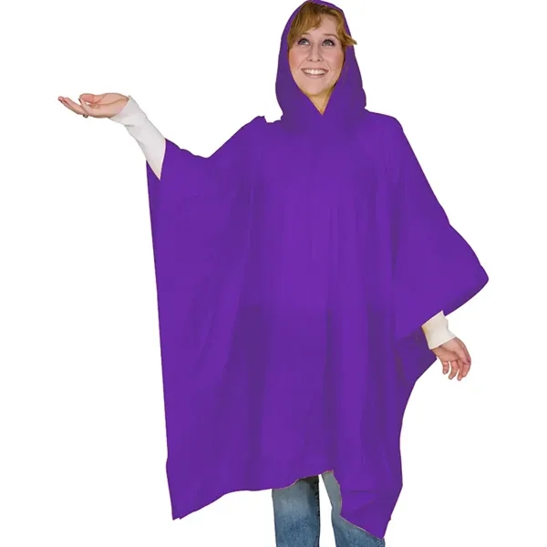 8 mm Lightweight Budget Boosters Adult Rain Poncho - 8 mm Lightweight Budget Boosters Adult Rain Poncho - Image 8 of 11