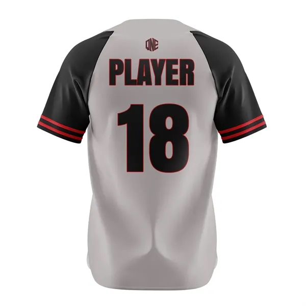 Men's & Kids' Sublimation 200G Full-Button Baseball Jersey - Men's & Kids' Sublimation 200G Full-Button Baseball Jersey - Image 9 of 9