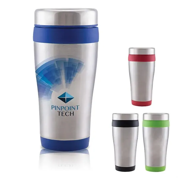 16 Oz. Stainless Steel Tumbler Full Color - 16 Oz. Stainless Steel Tumbler Full Color - Image 0 of 4