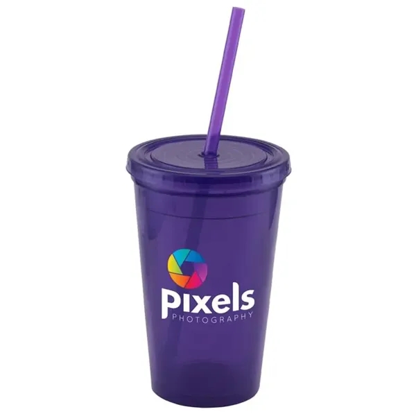Explore - - Full Color 16 Oz. Double Wall Tumbler Cup - Explore - - Full Color 16 Oz. Double Wall Tumbler Cup - Image 5 of 7