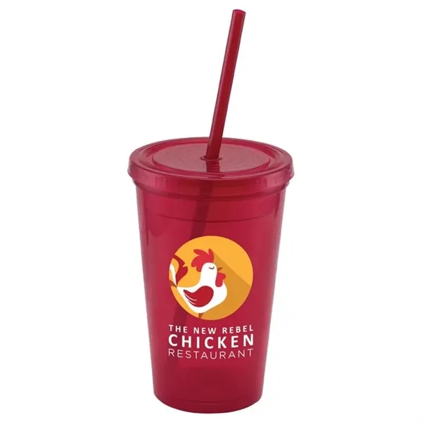 Explore - - Full Color 16 Oz. Double Wall Tumbler Cup - Explore - - Full Color 16 Oz. Double Wall Tumbler Cup - Image 6 of 7