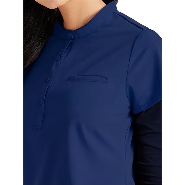 Barco Unify - Women's One-Pocket Henley Style Mission Scr... - Barco Unify - Women's One-Pocket Henley Style Mission Scr... - Image 9 of 20