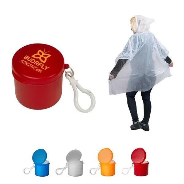 One-use Plastic Hooded Coat - One-use Plastic Hooded Coat - Image 0 of 5