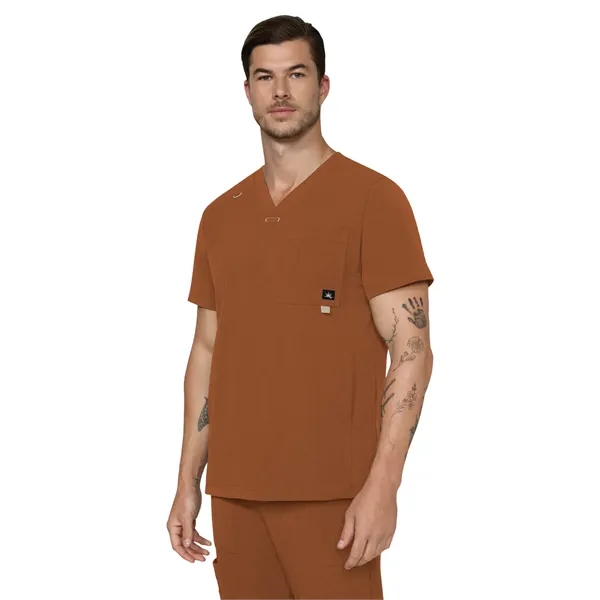 koi - Solis - Men's Four-Pocket V-Neck Caldwell Scrub Top - koi - Solis - Men's Four-Pocket V-Neck Caldwell Scrub Top - Image 10 of 20