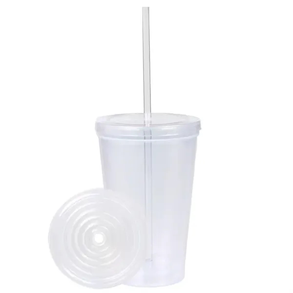 Translucent BPA-free Double-walled Tumbler - Translucent BPA-free Double-walled Tumbler - Image 1 of 5