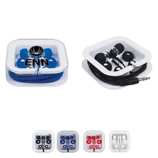 White Earbuds - Square Case - White Earbuds - Square Case - Image 0 of 6