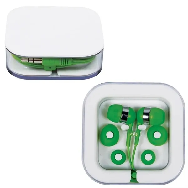 White Earbuds - Square Case - White Earbuds - Square Case - Image 3 of 6