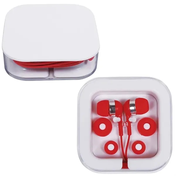 White Earbuds - Square Case - White Earbuds - Square Case - Image 5 of 6