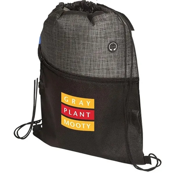 Two-Toned Drawstring Knapsack - Two-Toned Drawstring Knapsack - Image 1 of 6
