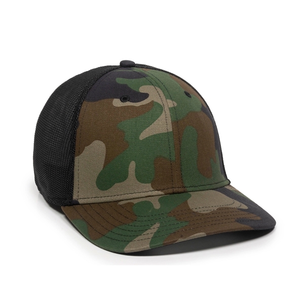 ProFlex Adjustable Premium Twill Mesh Back Cap - ProFlex Adjustable Premium Twill Mesh Back Cap - Image 2 of 20