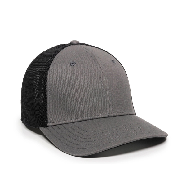 ProFlex Adjustable Premium Twill Mesh Back Cap - ProFlex Adjustable Premium Twill Mesh Back Cap - Image 3 of 20