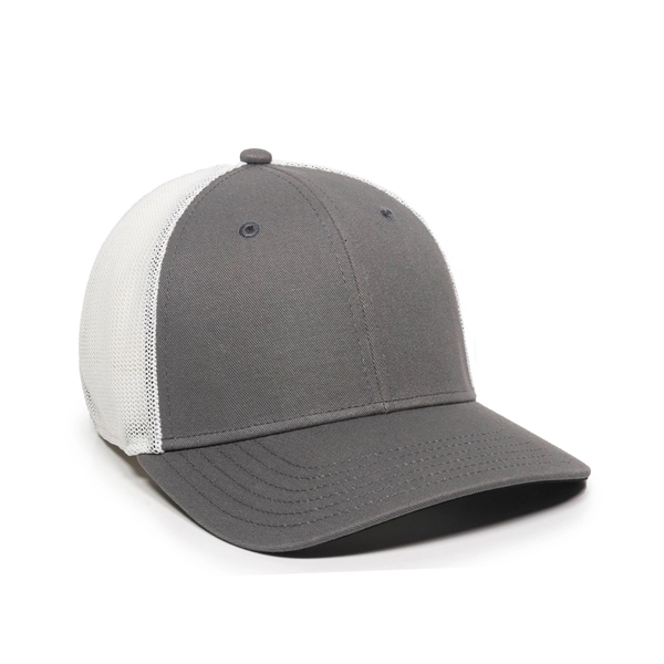 ProFlex Adjustable Premium Twill Mesh Back Cap - ProFlex Adjustable Premium Twill Mesh Back Cap - Image 4 of 20