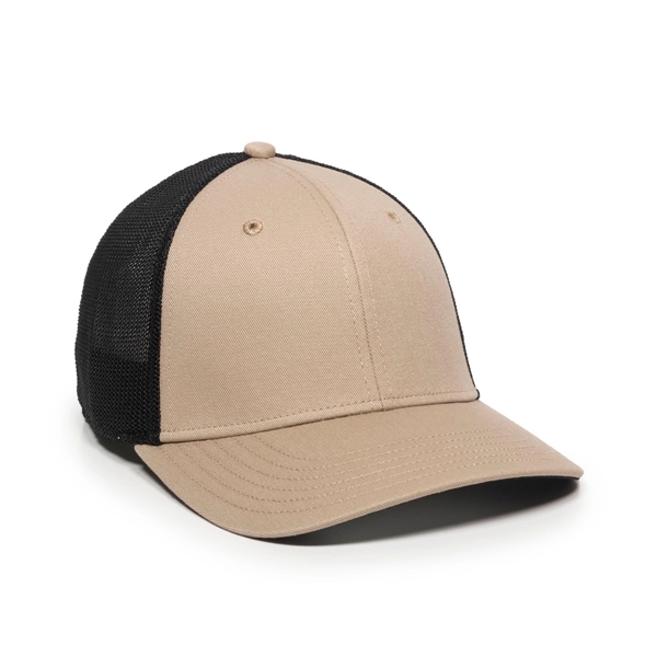 ProFlex Adjustable Premium Twill Mesh Back Cap - ProFlex Adjustable Premium Twill Mesh Back Cap - Image 5 of 20