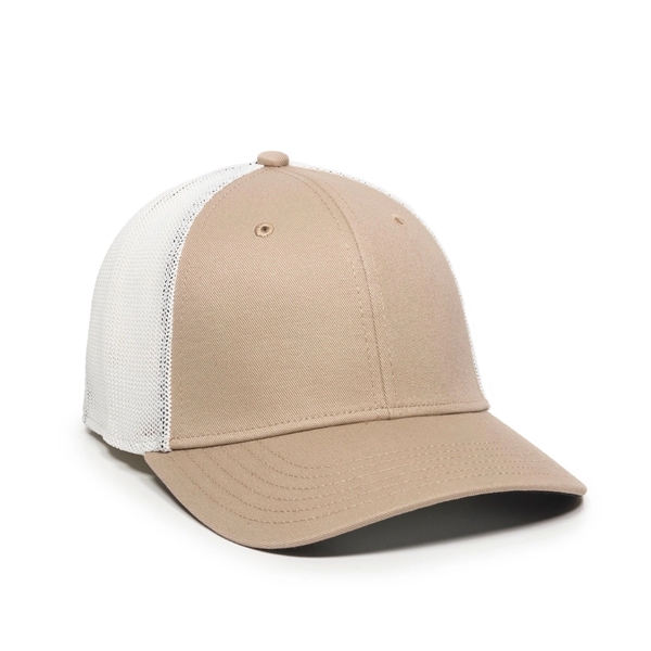 ProFlex Adjustable Premium Twill Mesh Back Cap - ProFlex Adjustable Premium Twill Mesh Back Cap - Image 6 of 20