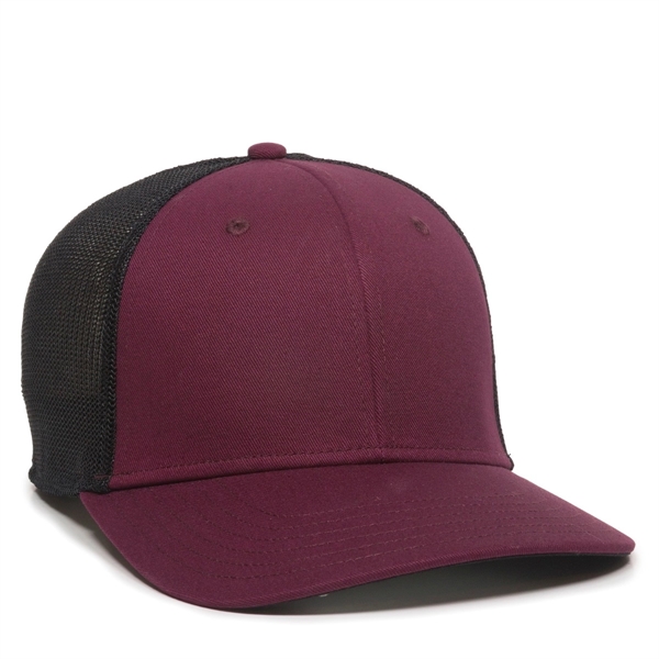 ProFlex Adjustable Premium Twill Mesh Back Cap - ProFlex Adjustable Premium Twill Mesh Back Cap - Image 7 of 20