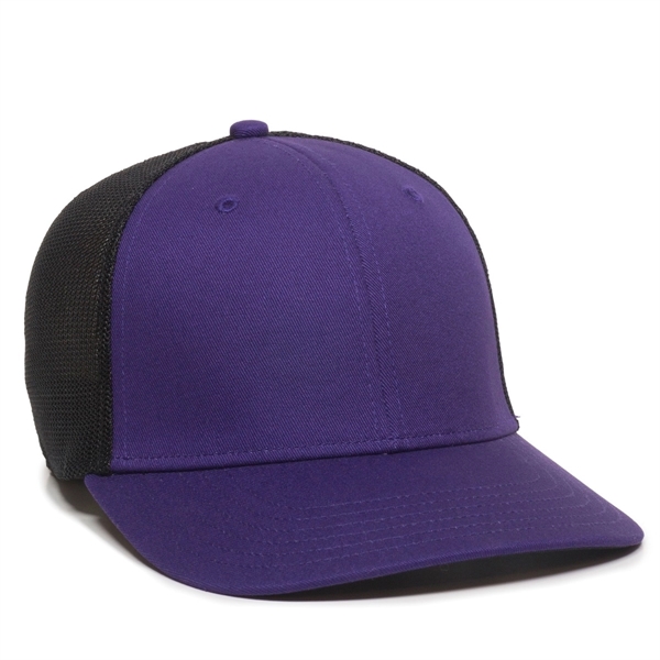 ProFlex Adjustable Premium Twill Mesh Back Cap - ProFlex Adjustable Premium Twill Mesh Back Cap - Image 11 of 20