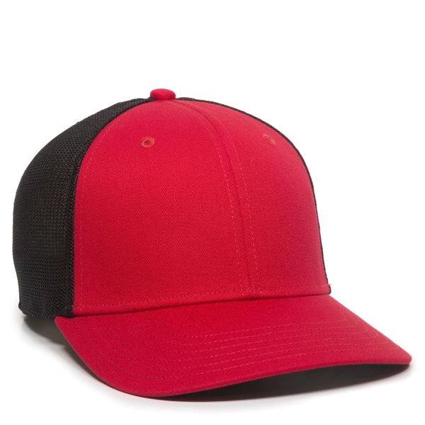 ProFlex Adjustable Premium Twill Mesh Back Cap - ProFlex Adjustable Premium Twill Mesh Back Cap - Image 12 of 20