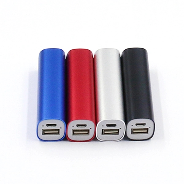 Chamfer Edge Aluminum Power Bank - 2200 mAH -blue - Chamfer Edge Aluminum Power Bank - 2200 mAH -blue - Image 5 of 8