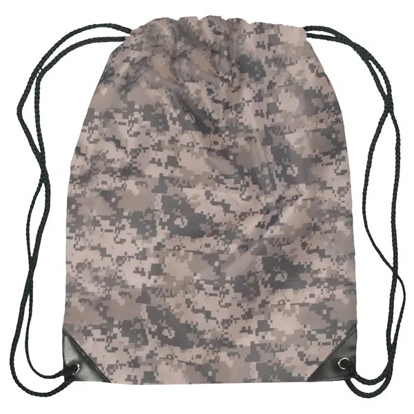 Polyester Drawstring Backpack - Polyester Drawstring Backpack - Image 4 of 32
