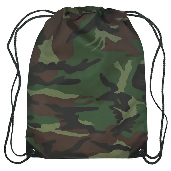 Polyester Drawstring Backpack - Polyester Drawstring Backpack - Image 7 of 32