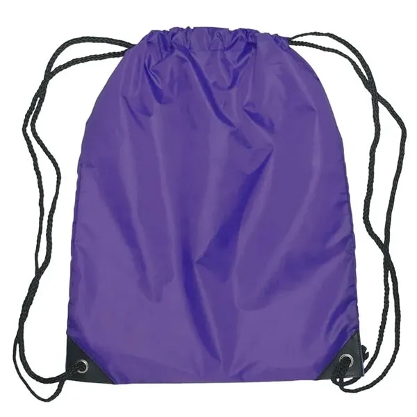 Polyester Drawstring Backpack - Polyester Drawstring Backpack - Image 16 of 32