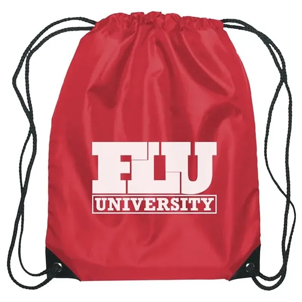 Polyester Drawstring Backpack - Polyester Drawstring Backpack - Image 17 of 32