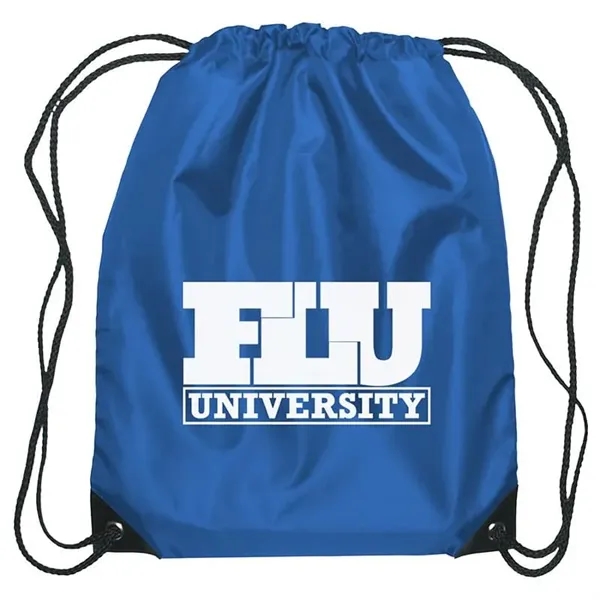 Polyester Drawstring Backpack - Polyester Drawstring Backpack - Image 18 of 32