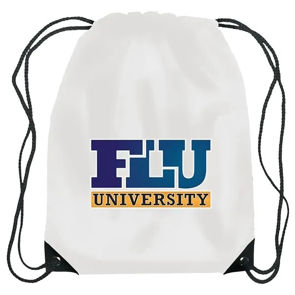 Polyester Drawstring Backpack - Polyester Drawstring Backpack - Image 20 of 32