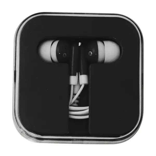 Ear Buds with Colored Square Case - Ear Buds with Colored Square Case - Image 1 of 6