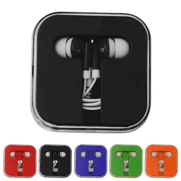Ear Buds with Colored Square Case - Ear Buds with Colored Square Case - Image 6 of 6