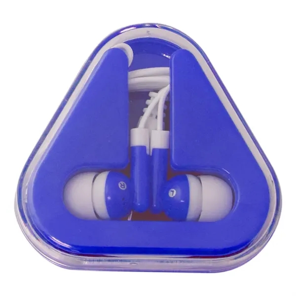 Ear Buds with Colored Triangle Case - Ear Buds with Colored Triangle Case - Image 2 of 6