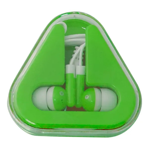 Ear Buds with Colored Triangle Case - Ear Buds with Colored Triangle Case - Image 3 of 6