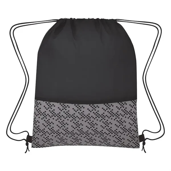 Bitmap Drawstring Backpack - Bitmap Drawstring Backpack - Image 1 of 6