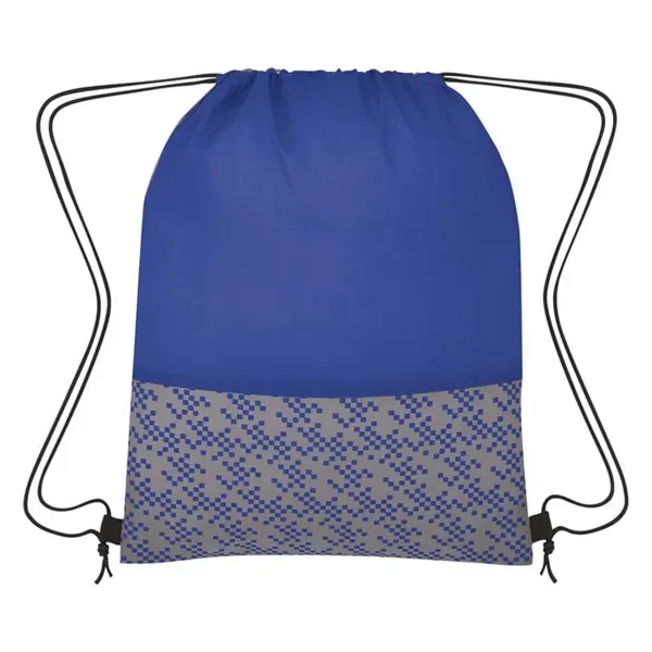 Bitmap Drawstring Backpack - Bitmap Drawstring Backpack - Image 2 of 6