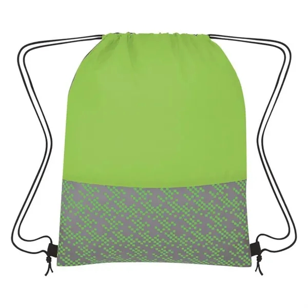 Bitmap Drawstring Backpack - Bitmap Drawstring Backpack - Image 3 of 6