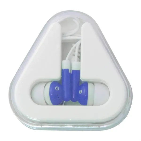Ear Buds with Triangle Case - Ear Buds with Triangle Case - Image 2 of 8