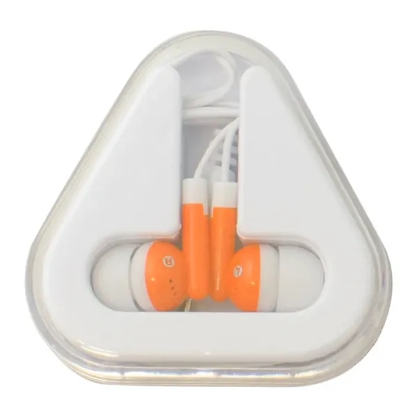 Ear Buds with Triangle Case - Ear Buds with Triangle Case - Image 4 of 8