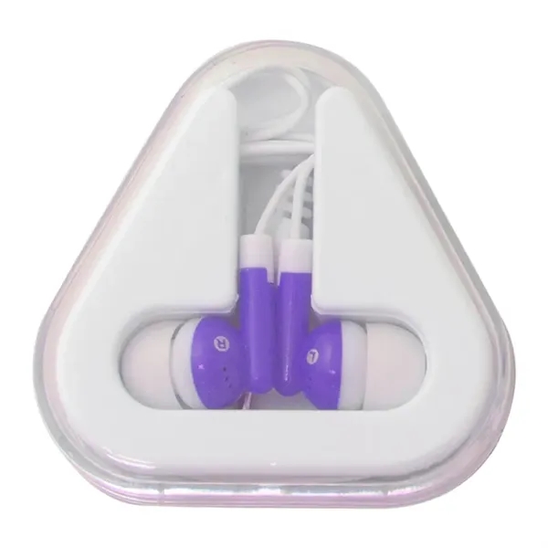 Ear Buds with Triangle Case - Ear Buds with Triangle Case - Image 5 of 8